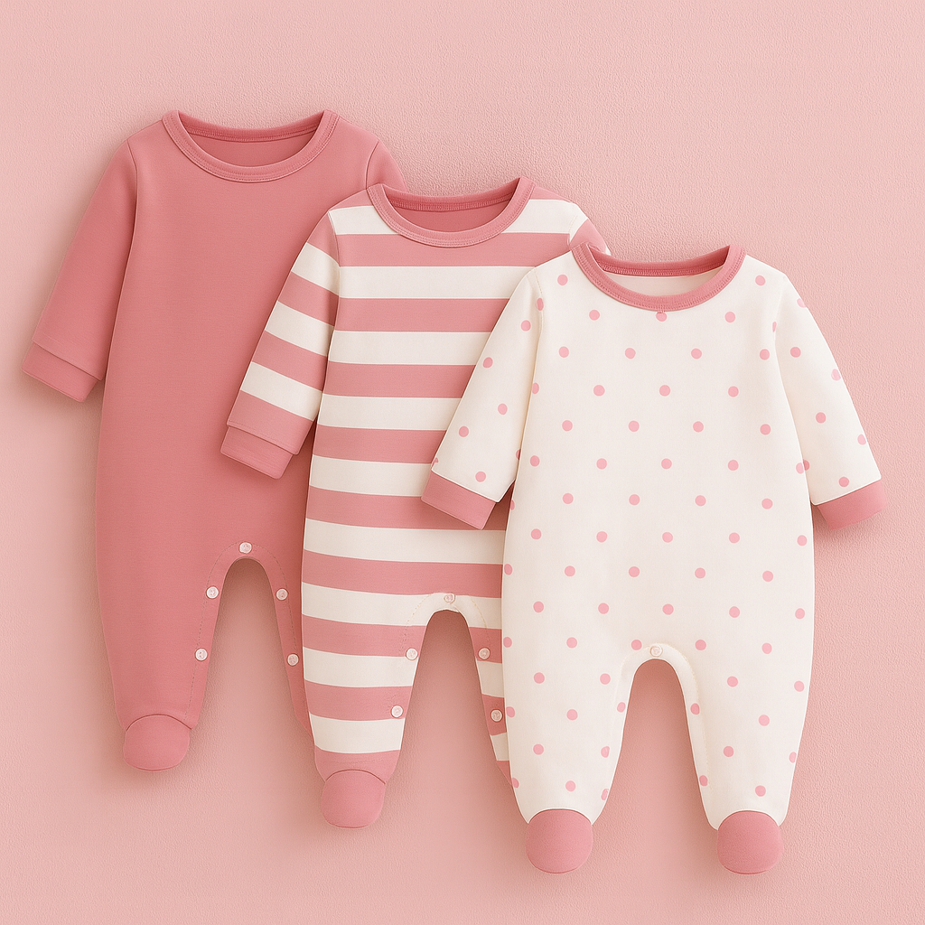 Baby Girl Footies