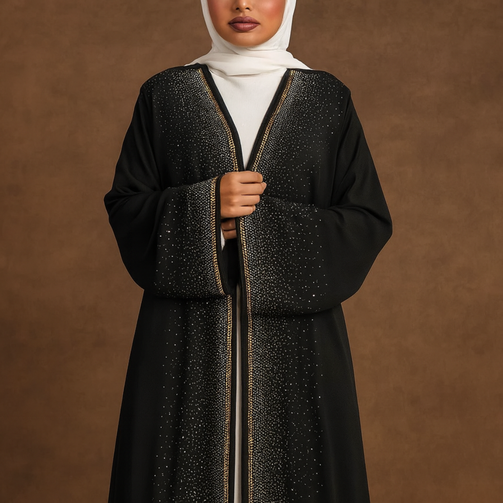 Women’s Rhinestone Abaya