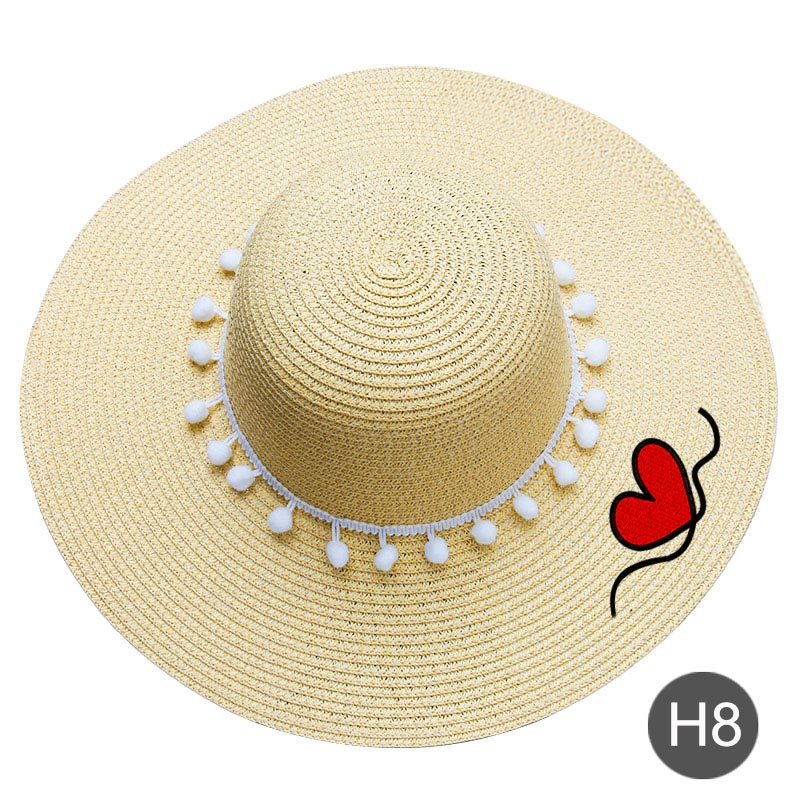 Women’s Big Eaves Straw Sun Hat – Stylish & Protective for Spring and Summer