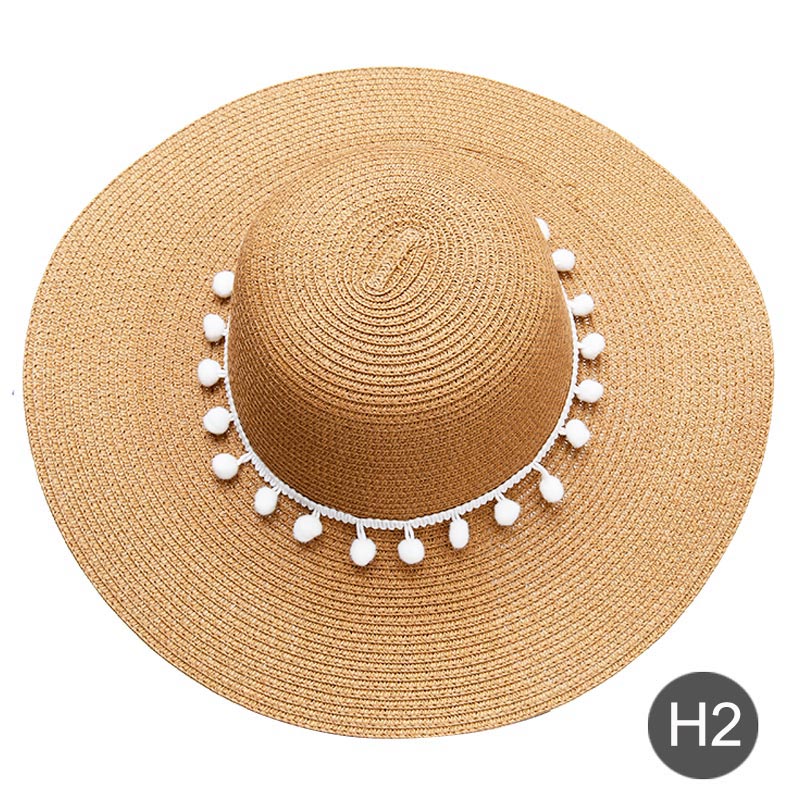 Women’s Big Eaves Straw Sun Hat – Stylish & Protective for Spring and Summer