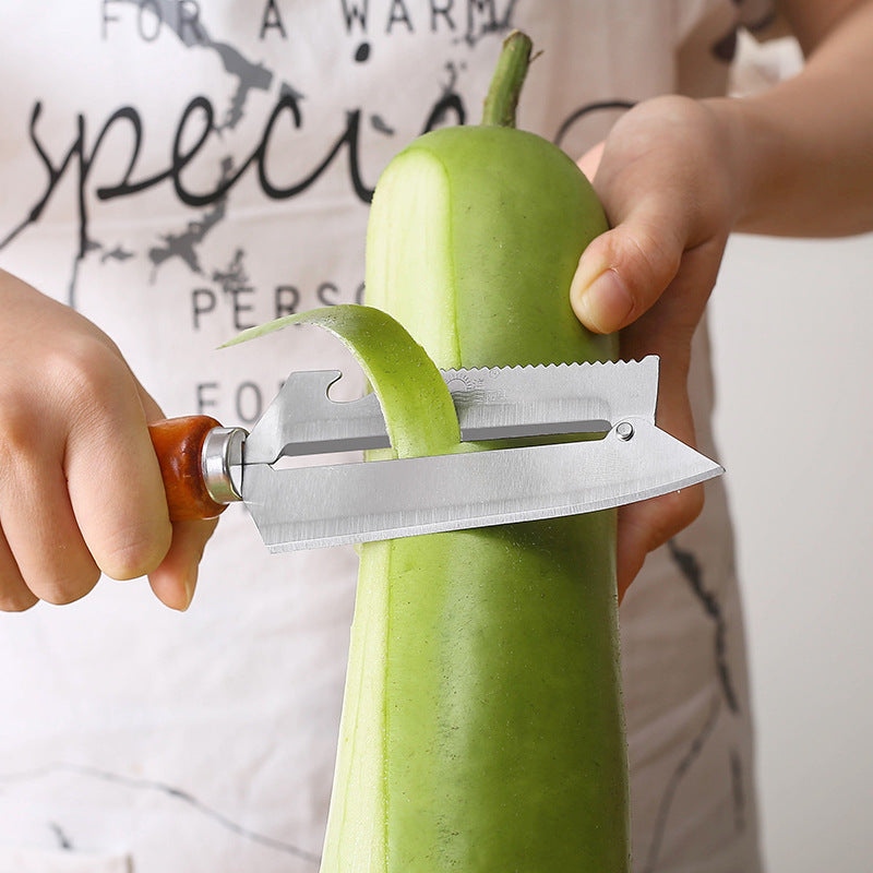 Multifunctional peeler for home use