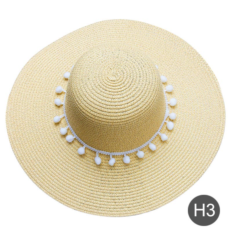 Women’s Big Eaves Straw Sun Hat – Stylish & Protective for Spring and Summer