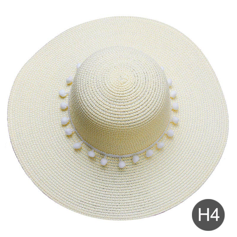 Women’s Big Eaves Straw Sun Hat – Stylish & Protective for Spring and Summer