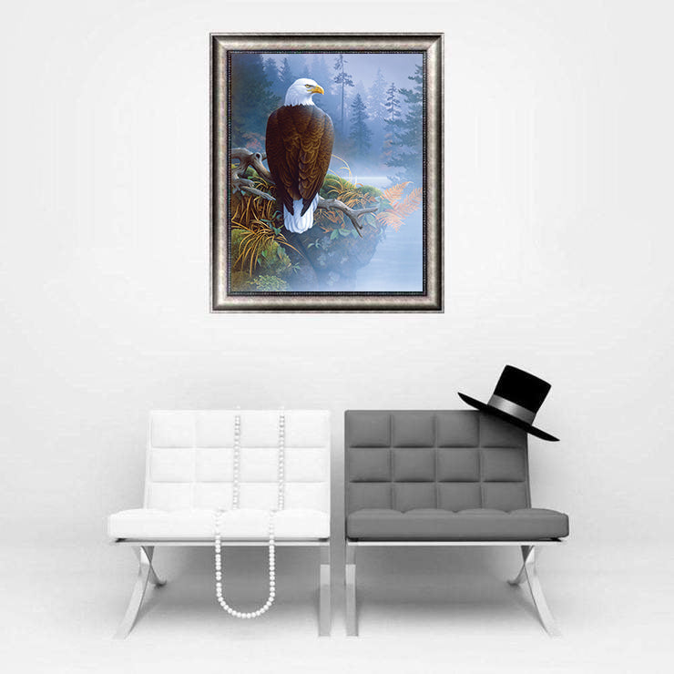 DIY Diamond Painting Cross Stitch Mosaic Alone Eagle 5D Home Decor Diamond Embroidery Kids Gift KBL