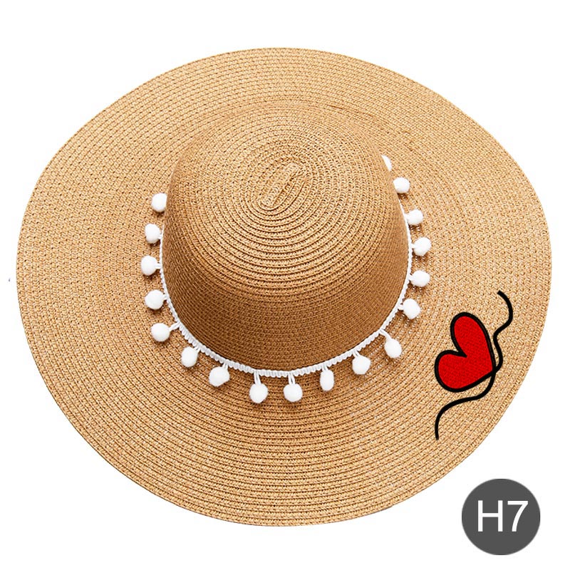 Women’s Big Eaves Straw Sun Hat – Stylish & Protective for Spring and Summer