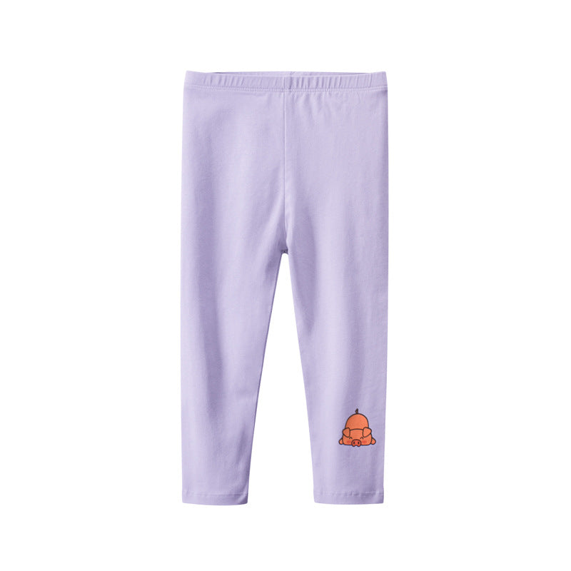 Autumn New Product Korean Girl Leggings Baby Stretch Trousers