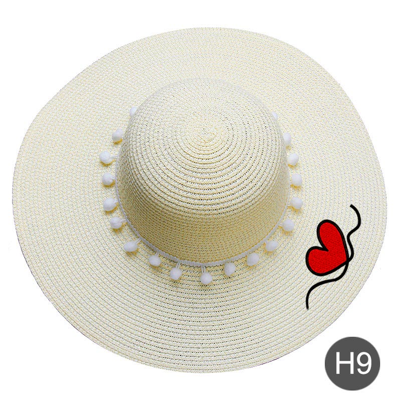 Women’s Big Eaves Straw Sun Hat – Stylish & Protective for Spring and Summer