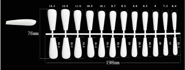 24pcs latest luxury jewelry ballet coffin fake nails crystal diamond black