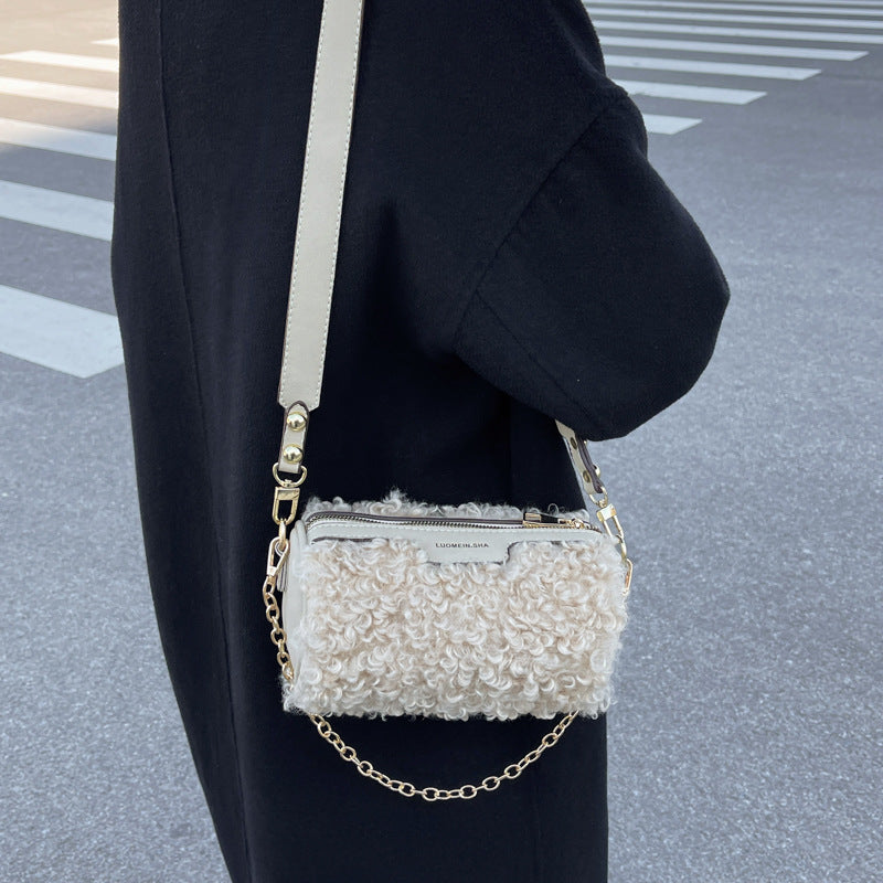 Lamb Plush Duffel Bag