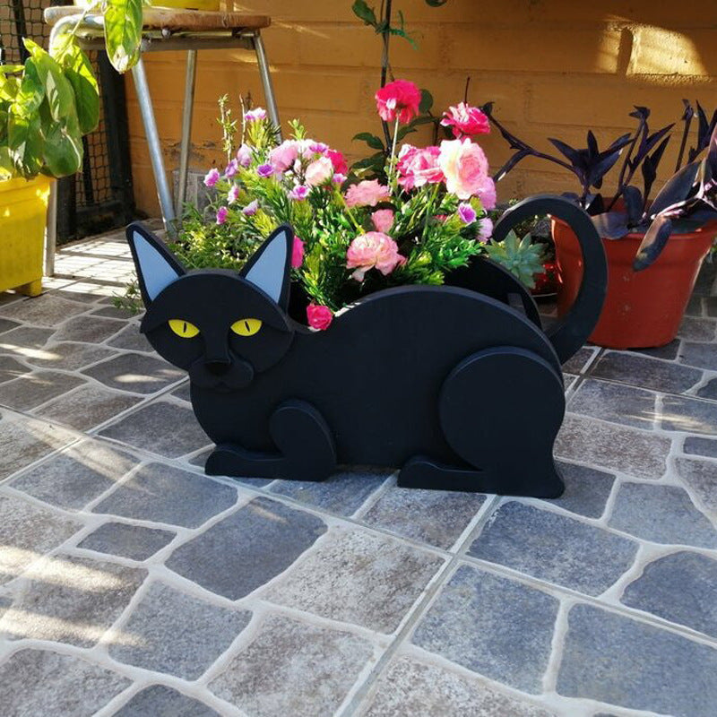 Cat Flowerpot Decoration