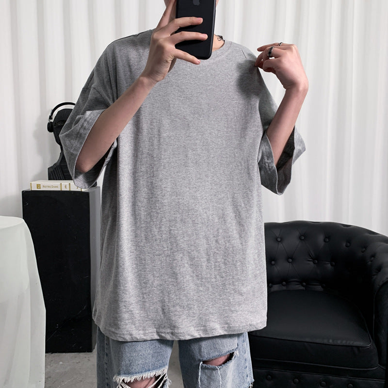 Half-sleeve Cotton Tops for Boys