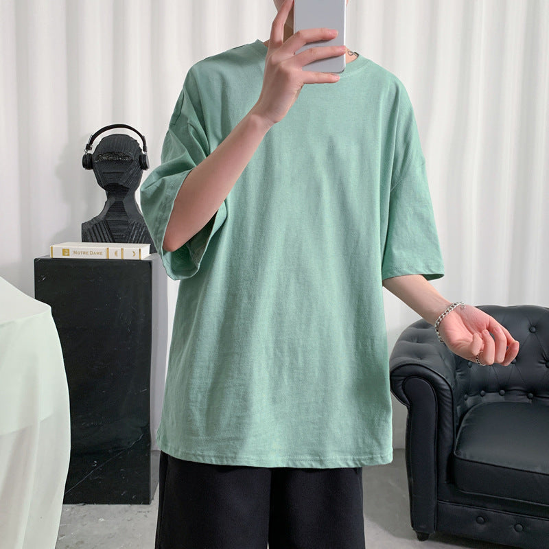 Half-sleeve Cotton Tops for Boys