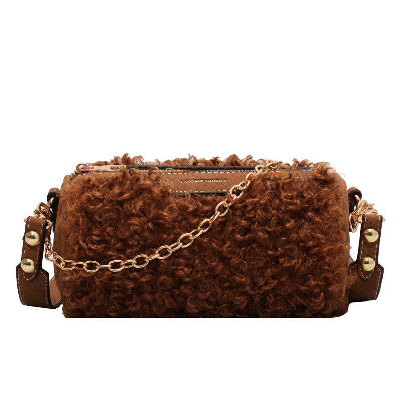 Lamb Plush Duffel Bag