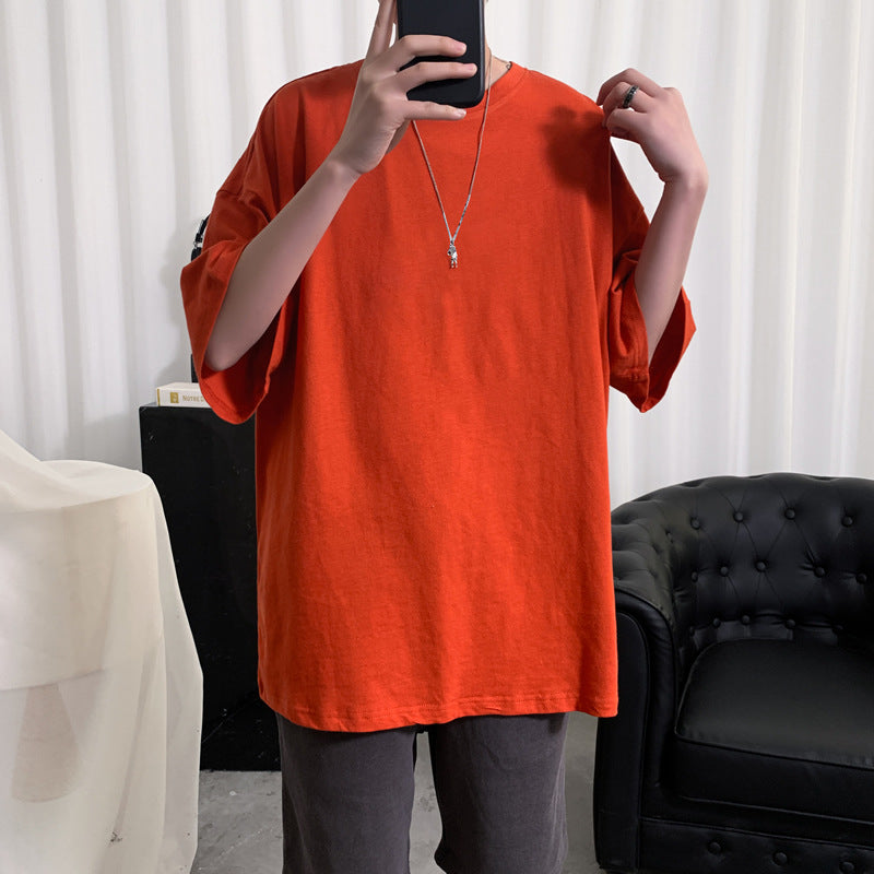 Half-sleeve Cotton Tops for Boys