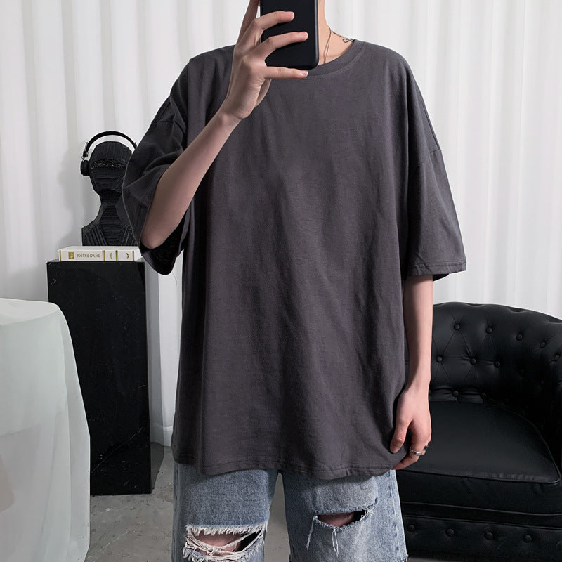Half-sleeve Cotton Tops for Boys