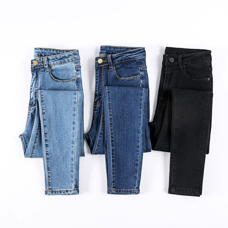 Korean High Waist Jeans for Women