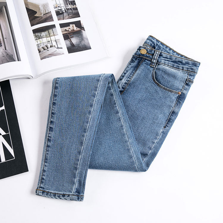 Korean High Waist Jeans for Women