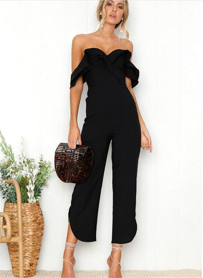 Women's Open Shoulder Jumpsuit