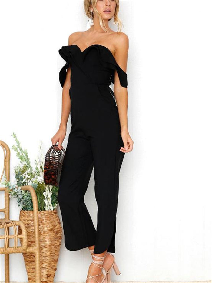 Women's Open Shoulder Jumpsuit