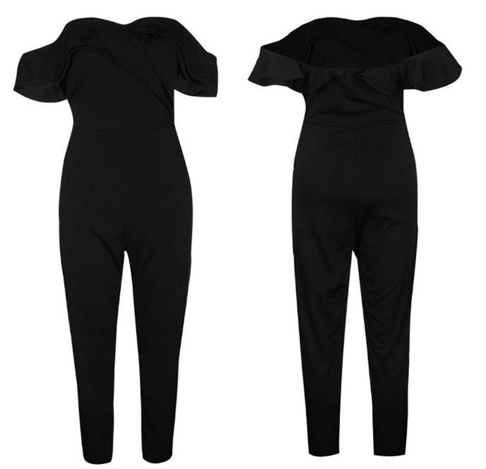 Women's Open Shoulder Jumpsuit
