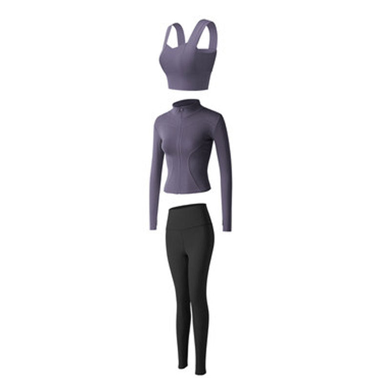Three-piece Fitness Clothes for Autumn