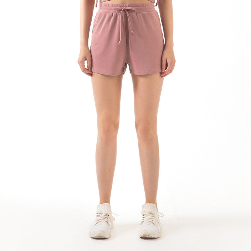 Lace Loose Women's Shorts for Fitness and Yoga