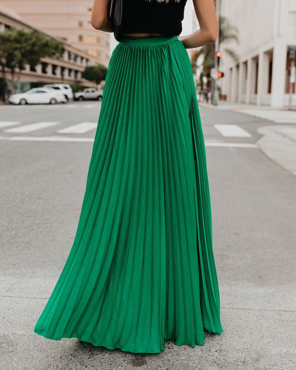 High Waist Long Skirt