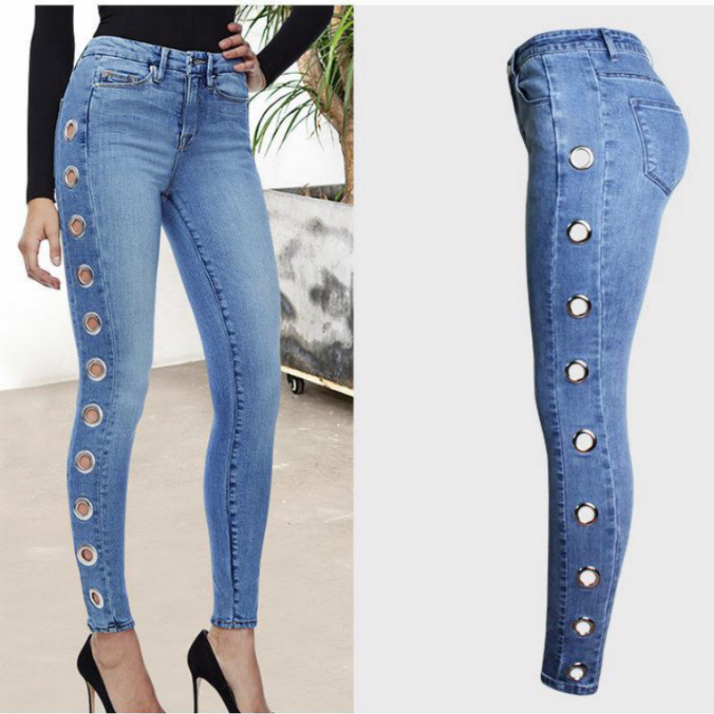 Tight Hoop Jeans for Women