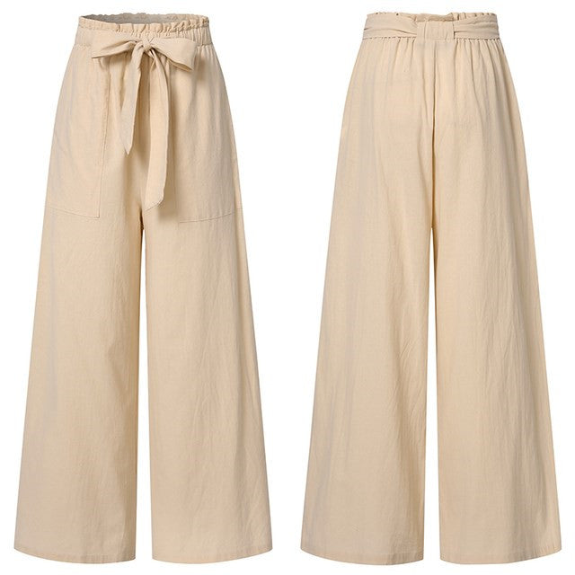 Vintage Elastic Women's Trousers