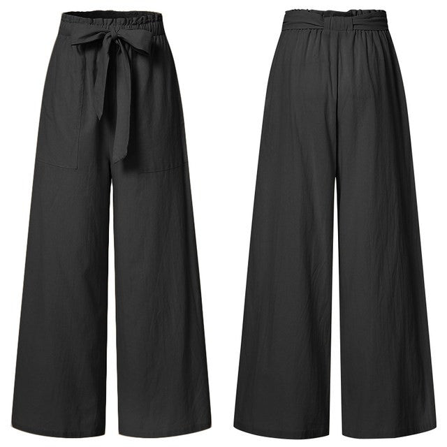 Vintage Elastic Women's Trousers