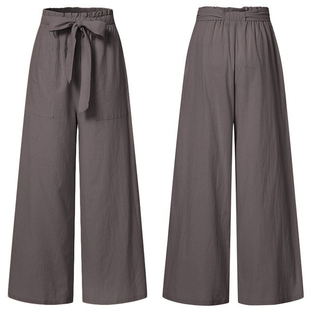 Vintage Elastic Women's Trousers