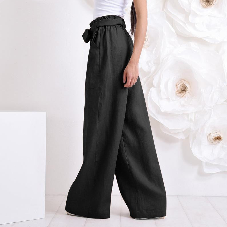 Vintage Elastic Women's Trousers