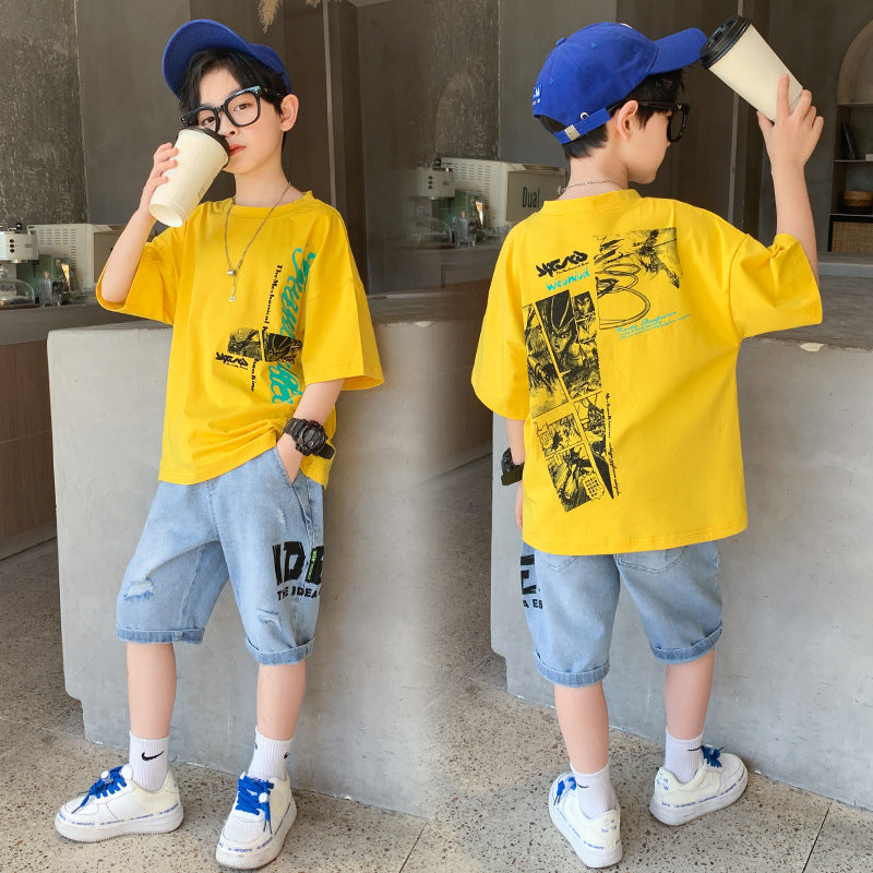Handsome Boys Short Sleeve Summer Tops