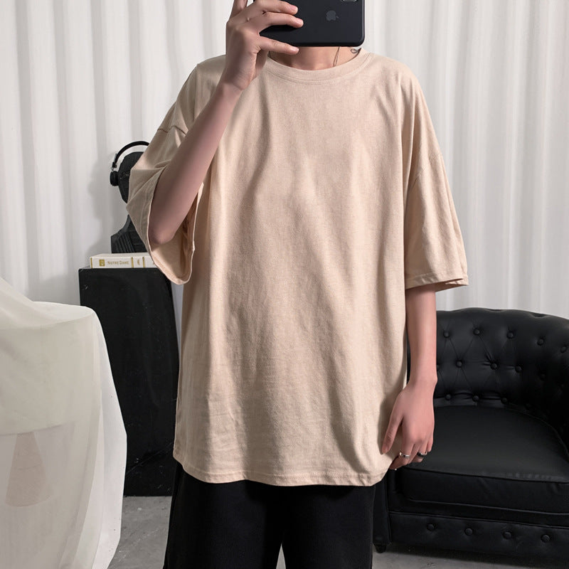 Half-sleeve Cotton Tops for Boys