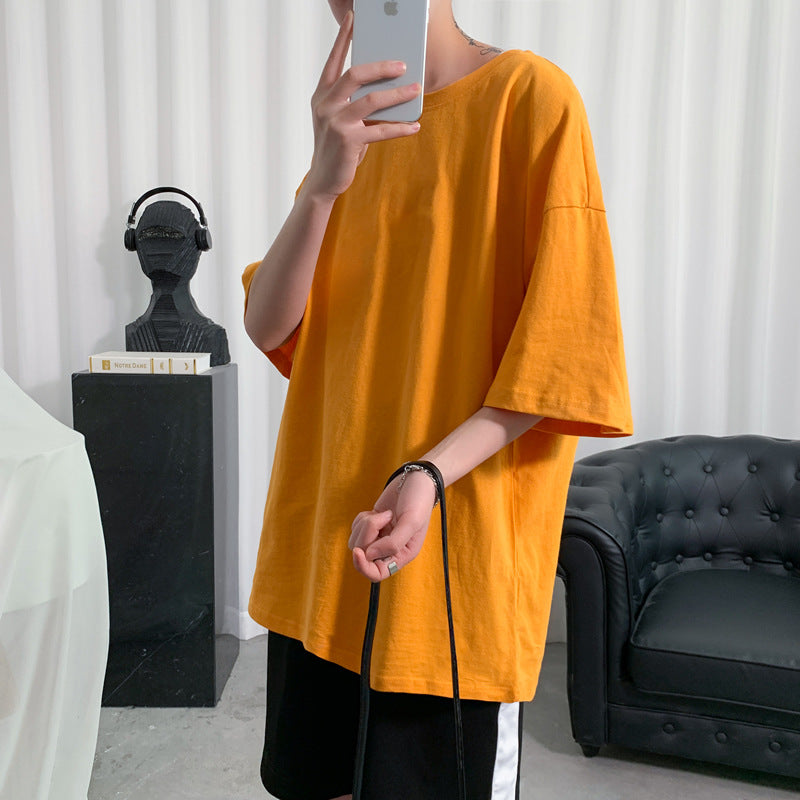 Half-sleeve Cotton Tops for Boys