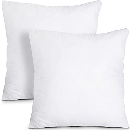 Utopia Bedding Throw Pillow Inserts [Pack of 2]