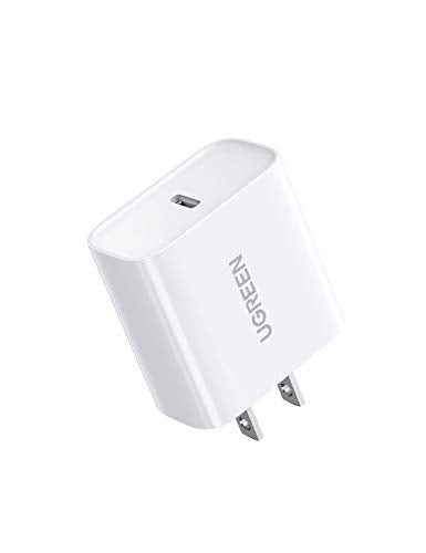 UGREEN 20W Fast Charger Block USB-C Power Delivery Wall Charger Adapter Compatible for iPhone