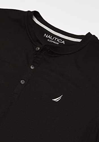 Nautica Long Sleeve Henley Pajama Top