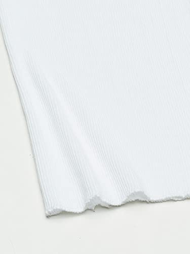 Fruit of the Loom Boy's Cotton Tank Top Undershirt (10-Pack), White