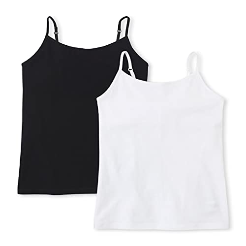 Basic Cami 2-Pack (Girls, Black, L (10/12))