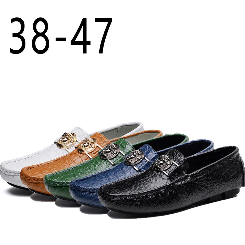 Large Flat Soled Boat Shoes for Men