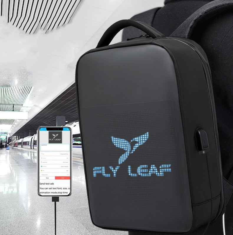 LED Display Waterproof Backpack