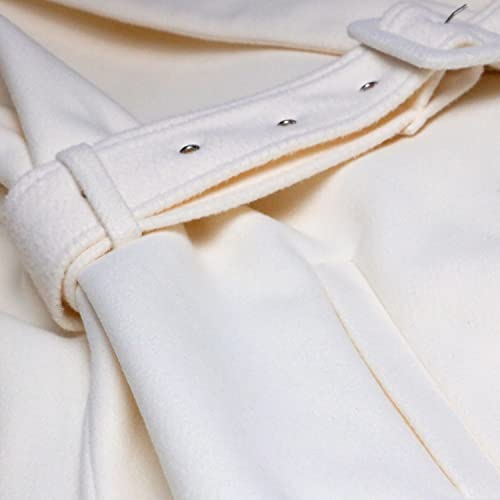 SAUKOLE Women's Winter Wool Trench Coat