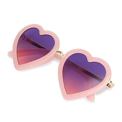 mibasies Heart Shaped Sunglasses for Toddler Girls