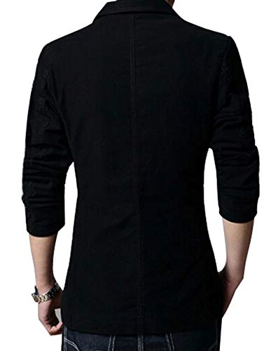 Slim Fit Cotton Blazer for Men