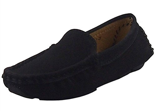 DADAWEN Suede Leather Oxford Flats, Size 9.5 M Toddler