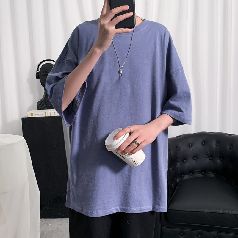 Half-sleeve Cotton Tops for Boys