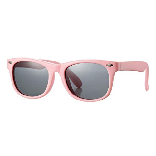 Flexible TPEE Rubber Sunglasses for Girls and Boys