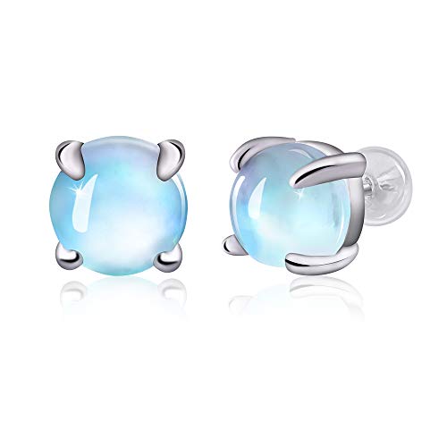 Moonstone Stud Earrings