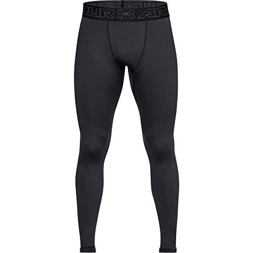 Under Armour ColdGear Compression Leggings (Black/Charcoal, L)